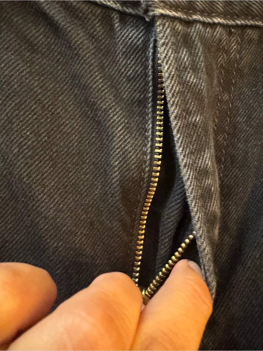 Levi's High-Rise Wide Leg Jeans - Charcoal Black - Picture 7 of 10